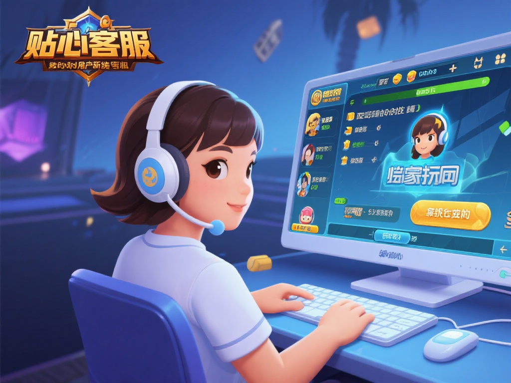 贴心的客户服务：全天候在线客服随时待命，解决玩家在