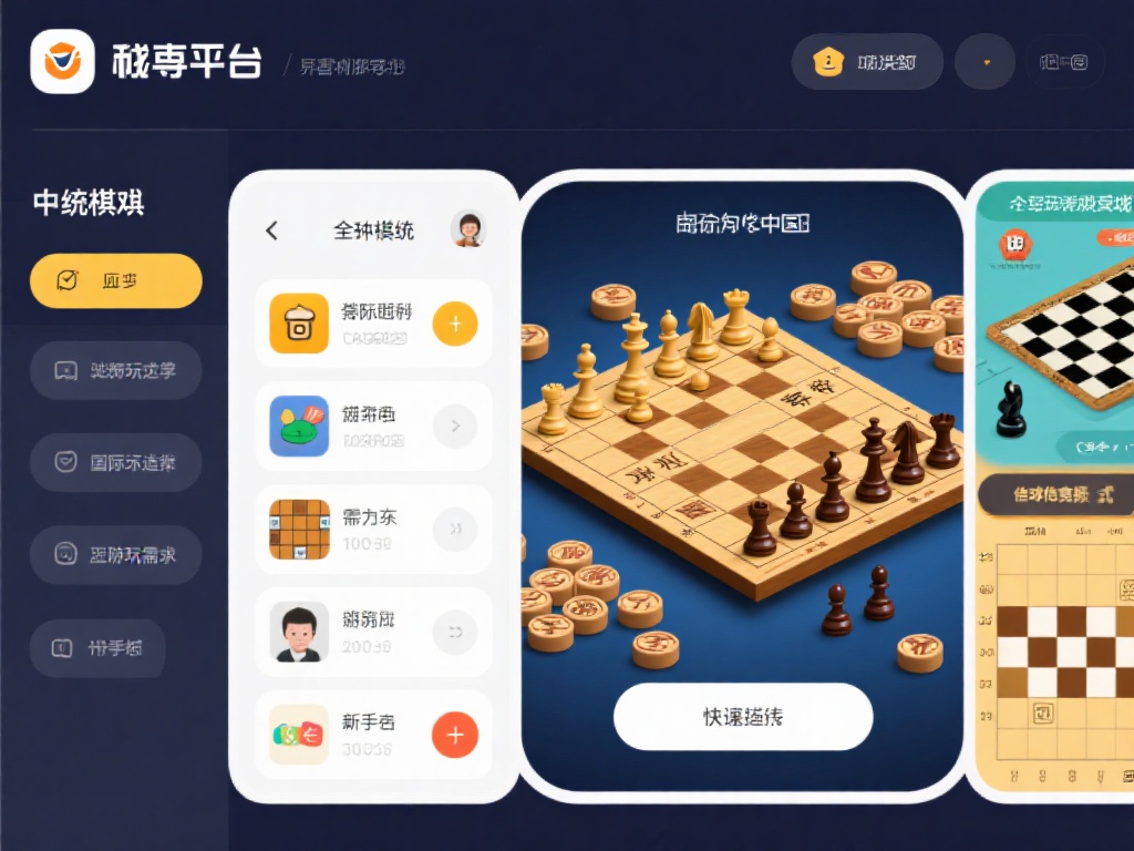 首先，这个平台提供了多种棋类游戏选择，满足了不同玩